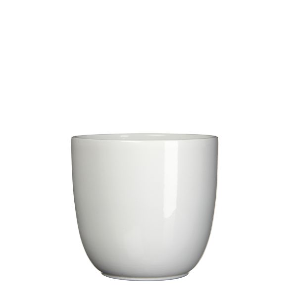 VASO TUSCA BIANCO D. 18.5X19.5 CM