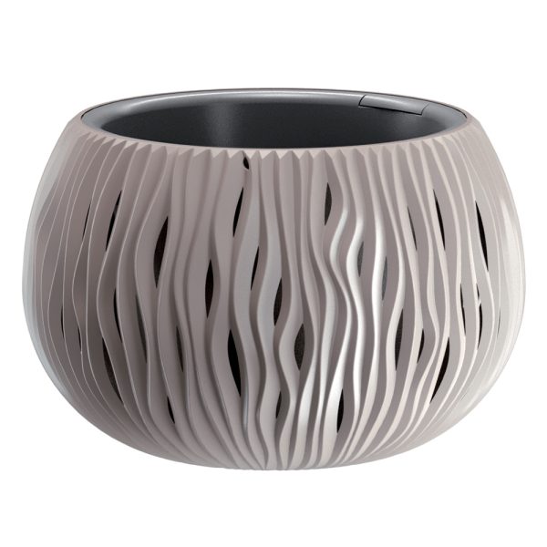 Z PORTA VASO CIOTOLA SANDY TAUPE CM 29