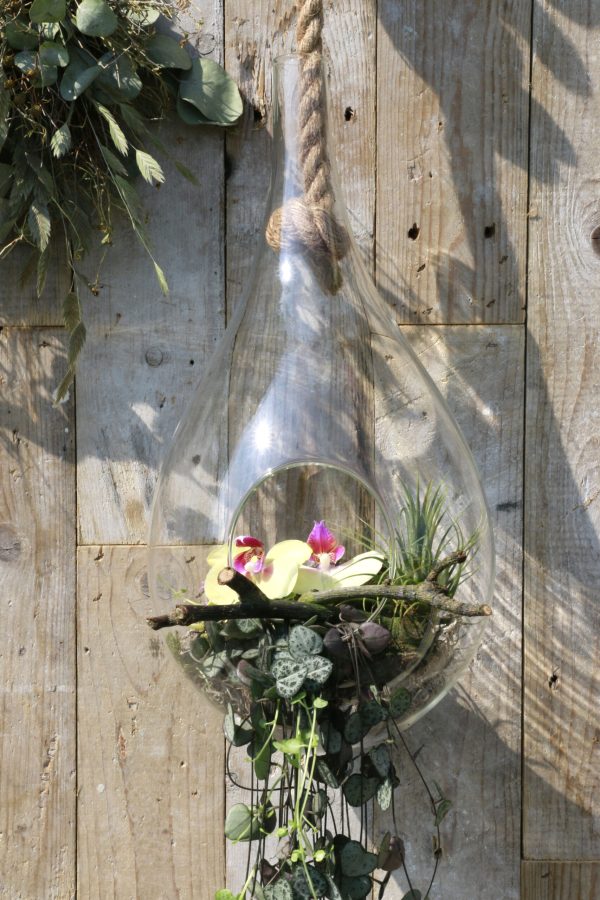 GOCCIA IN VETRO CON CORDA D. 10 H 20 CM - immagine 5