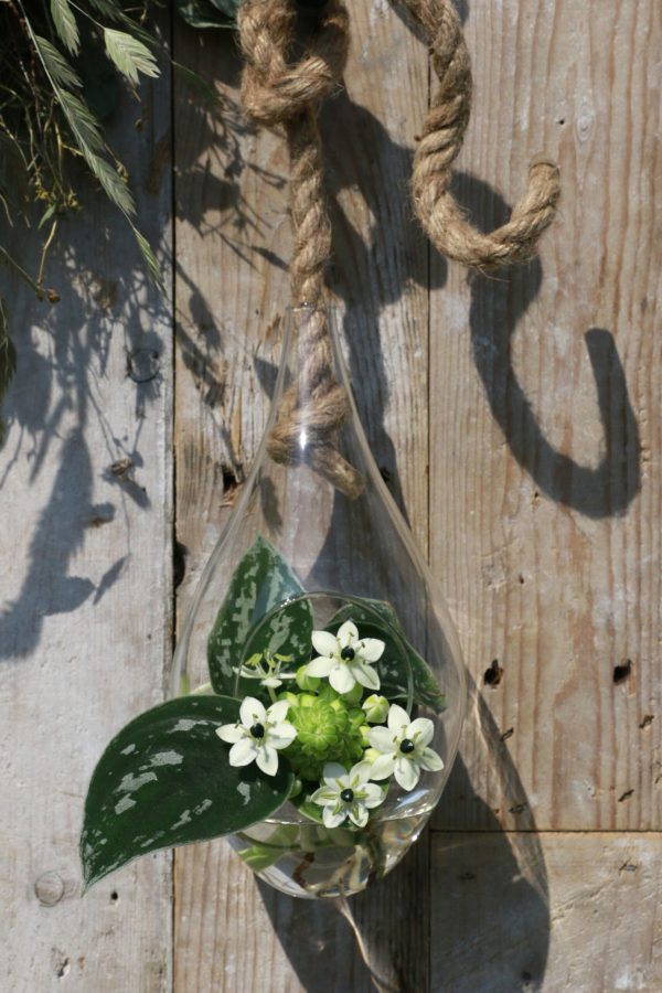 GOCCIA IN VETRO CON CORDA D. 10 H 20 CM - immagine 4