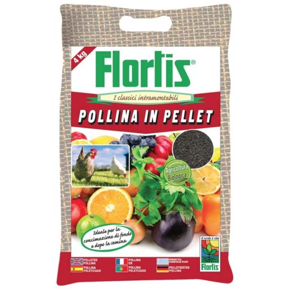 POLLINA IN PELLET 4KG FLORTIS