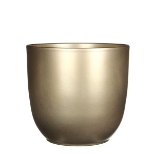 VASO TUSCA ORO D. 22.5 H. 20 CM