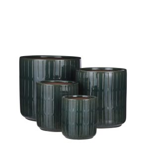 1 VASO LARS VERDE D. 18 H. 20