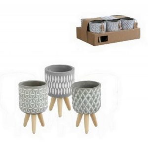 2 VASO C/GAMBE H 15 D. 10