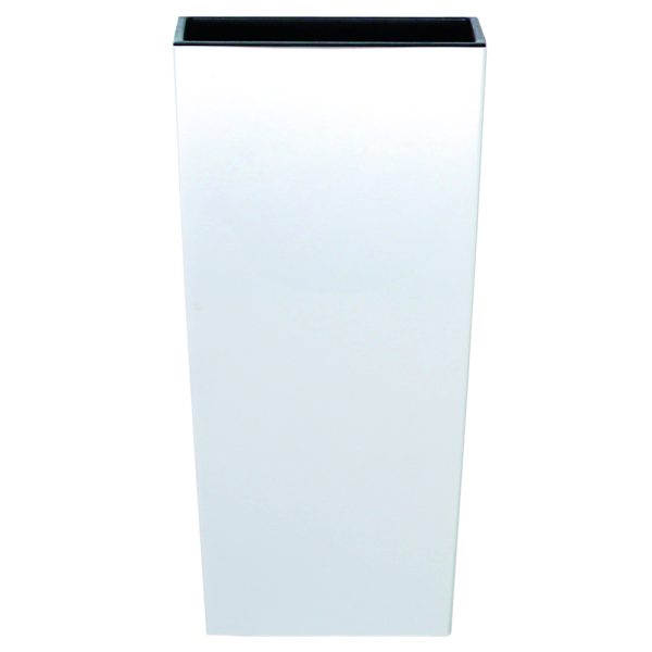 Z VASO QUADRO BIANCO 40x40 H 70 CM