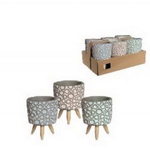 2 VASO C/GAMBE D. 8 H 11 COLOR