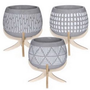 2 VASO LUNA D. 14.5 H 16.5