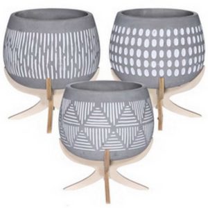 2 VASO LUNA D. 16.5 H 19