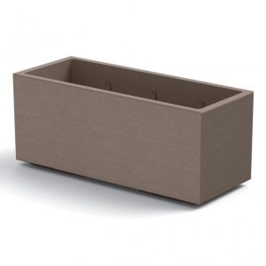 2 FIORIERA MATHERIA LUNGA 100 CM COLORE BRONZO