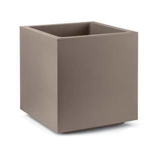 2 VASO CUBO MATHERIA 40 X 40 CM COLORE BRONZO