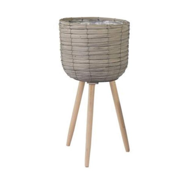 VASO CON GAMBE LOFTY D. 54 H 45 CM