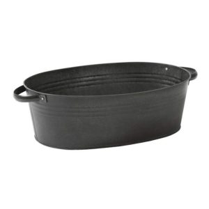 OVALINA ZINCO 43X30 H 14 CM