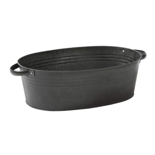 OVALINA ZINCO 43X30 H 14 CM