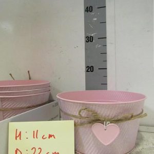 CIOTOLA IN ZINCO ROSA